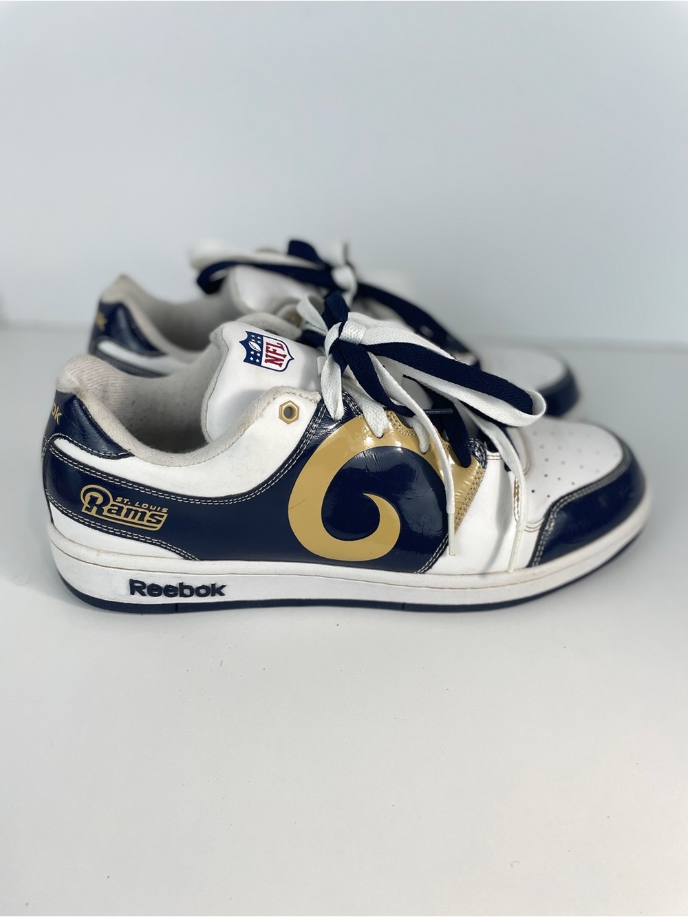 Reebok NFL Recline St. Louis Rams Low Top Sneakers Sz 13 Rare